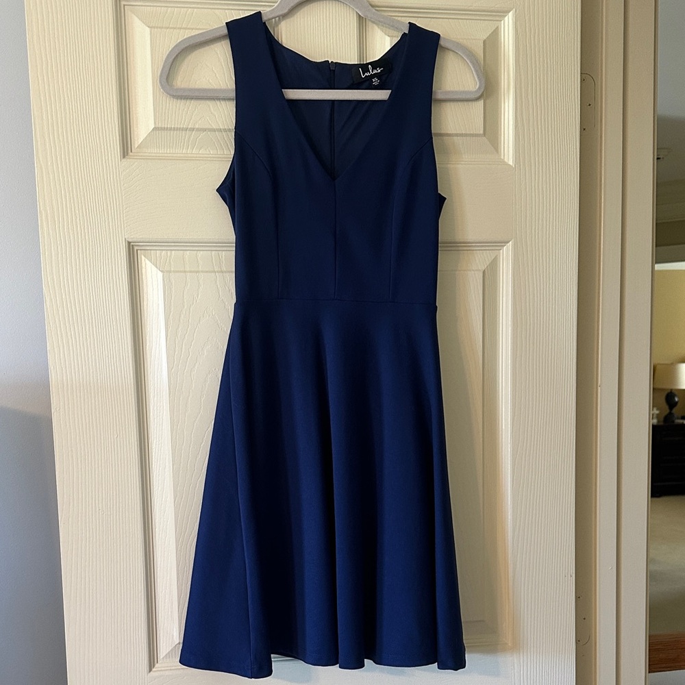 lulus navy blue dress